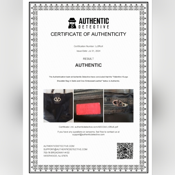 Valentino GARAVANI VLogo shoulder bag/ tote 13.5 x 10.5 x 4 - Picture 14 of 14